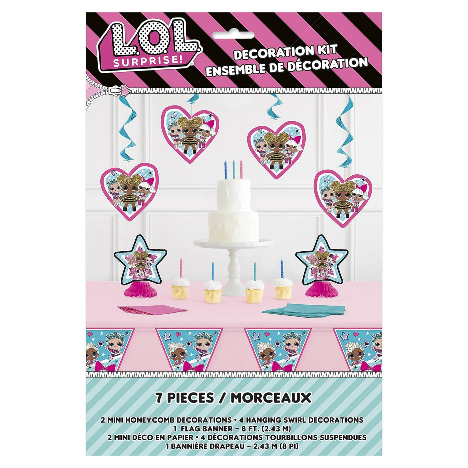LOL Surprise Decor Kit, 7pc
