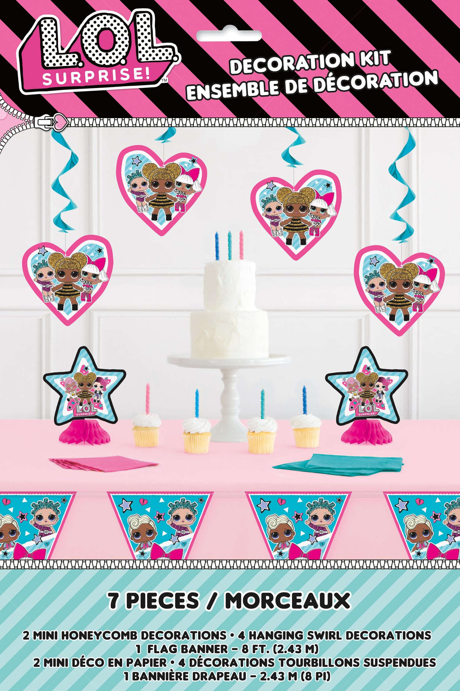 LOL Surprise Decor Kit, 7pc