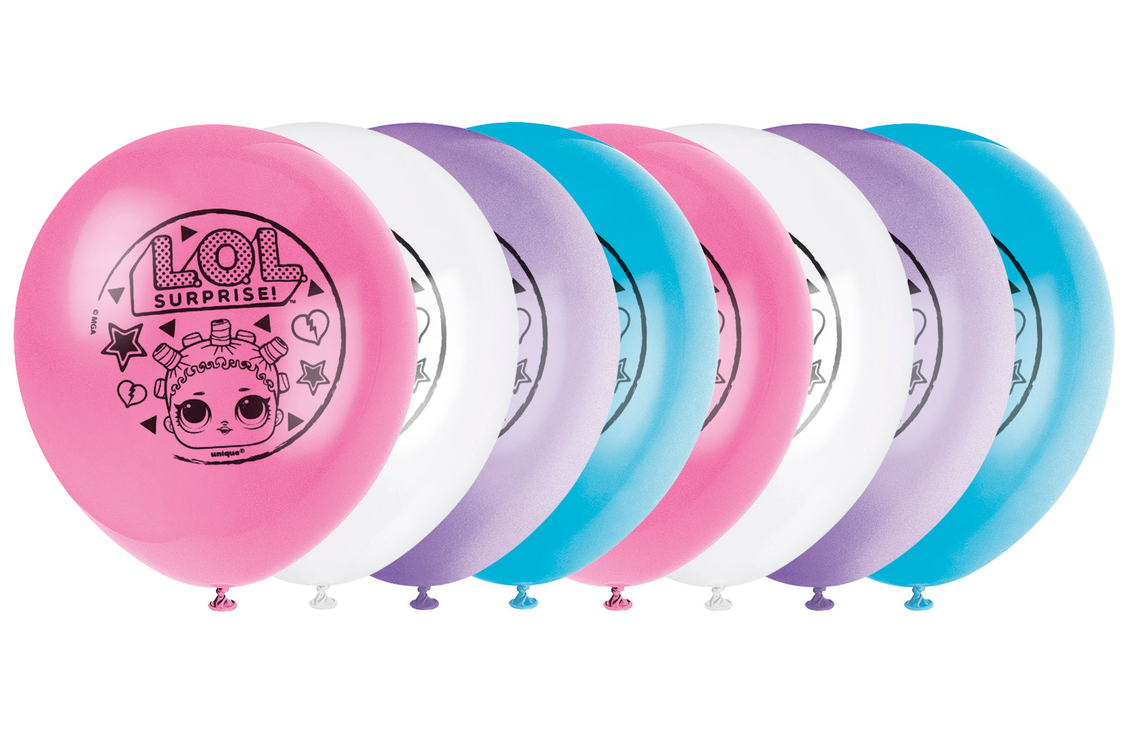 LOL Surprise 12" Latex Balloons, 8ct - Image 6