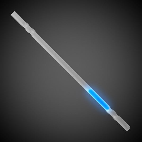 Red 9" Glow Motion Straws