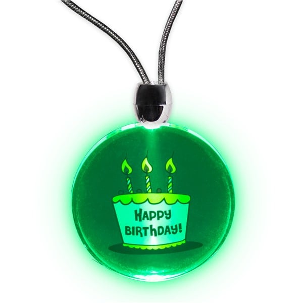 LED Happy Birthday Pendants