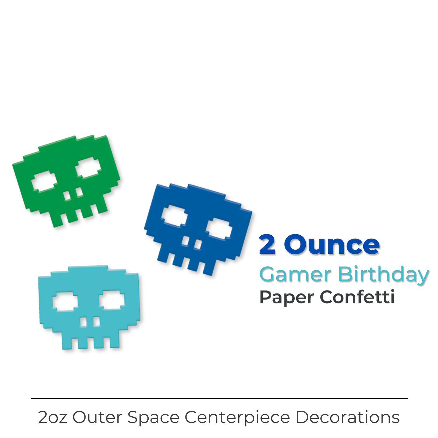 Gamer Birthday Jumbo Paper Confetti, 2oz
