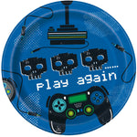 Gamer Birthday Round 7" Dessert Plates, 8ct