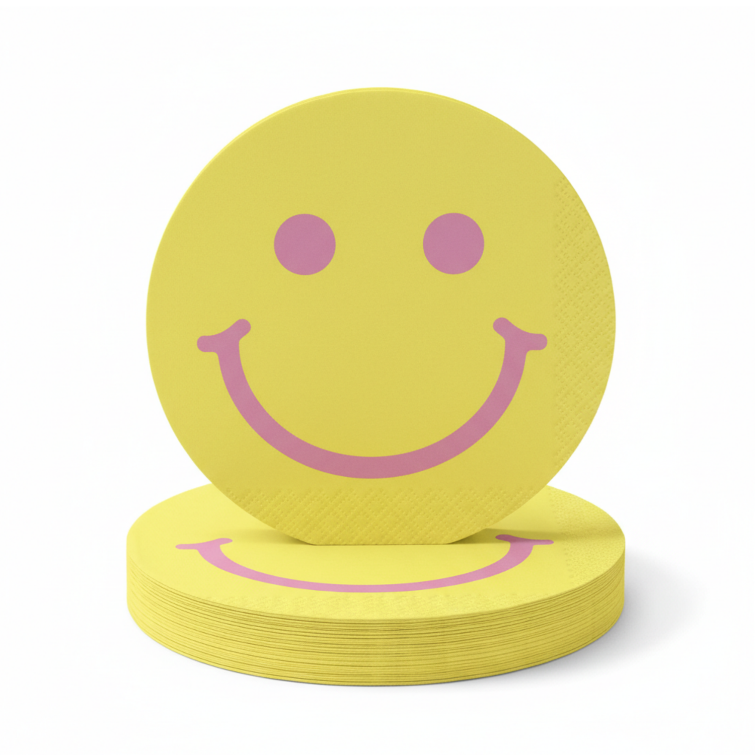 Groovy Birthday Round Shaped Beverage Napkins, 16ct