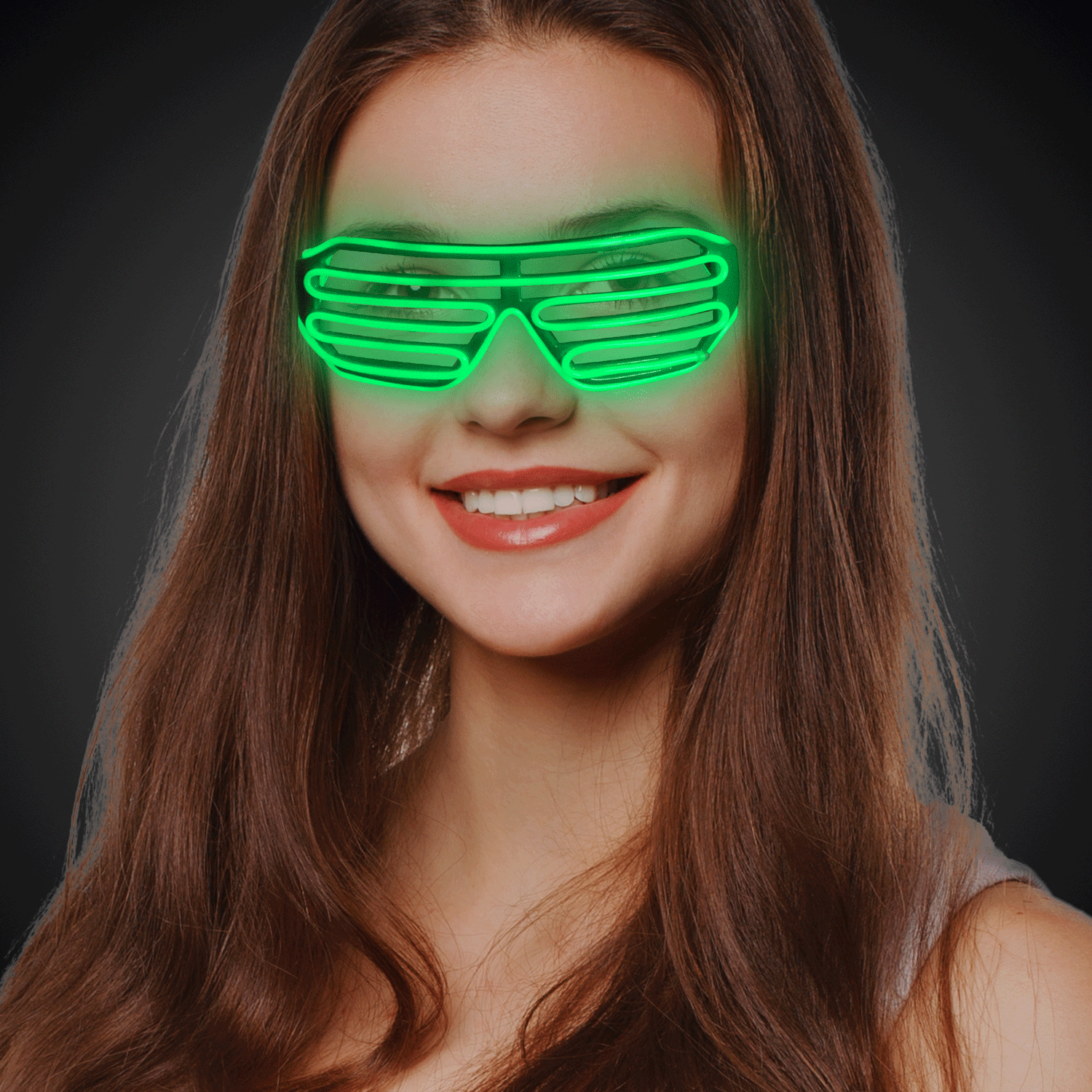 EL Wire Slotted Shades