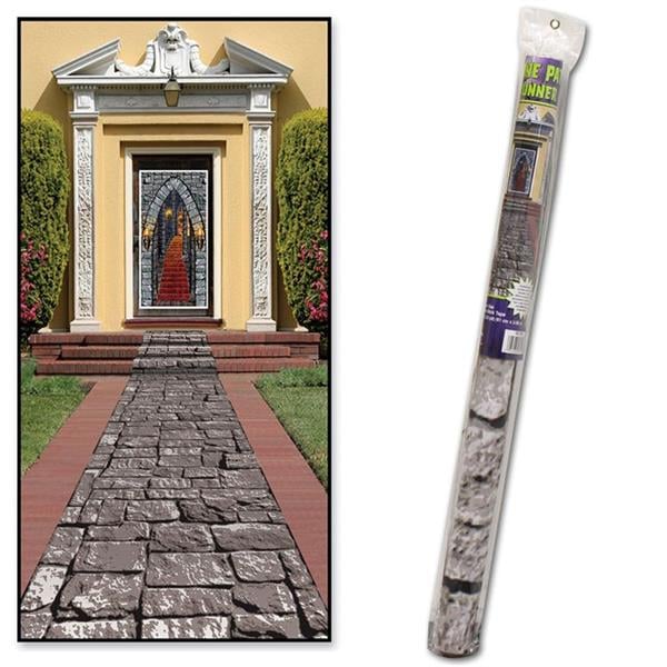 Themed Stone Path Floor Runner