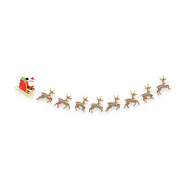 Santa & Reindeer Banner