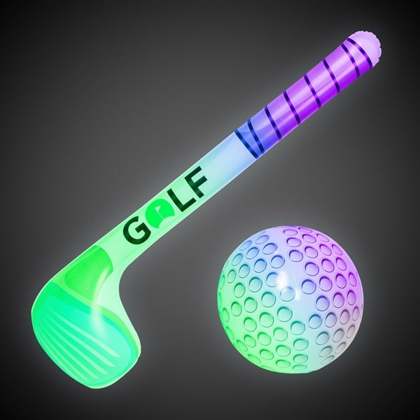 LED Inflatable Golf Club & Ball Set