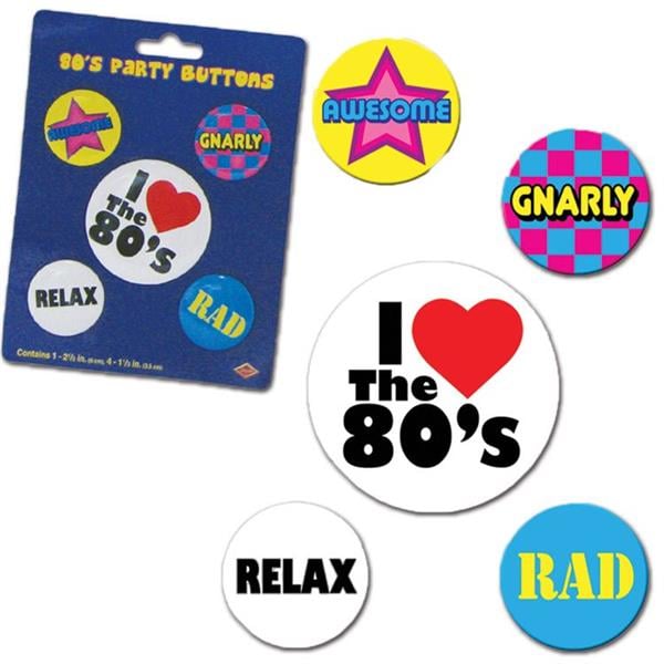 Totally 80's Pins