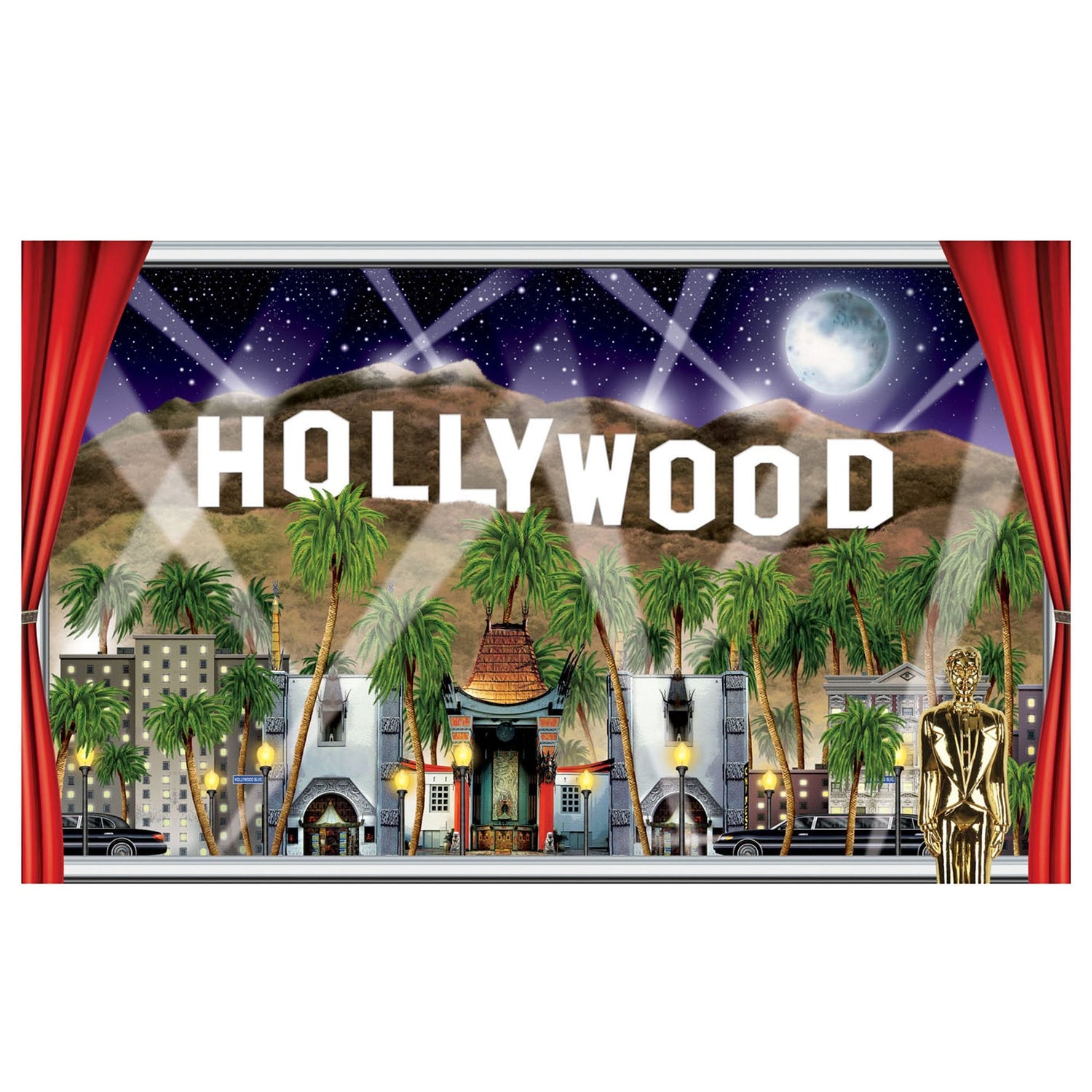 Hollywood Hills Backdrop