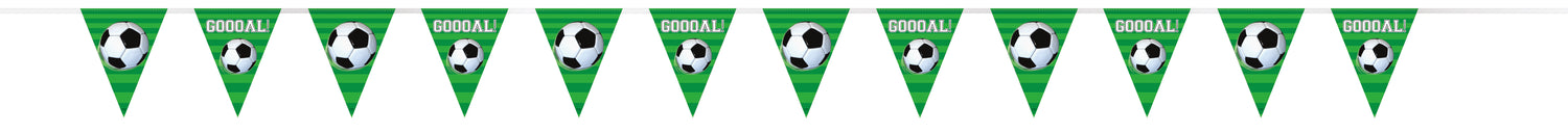 3D Soccer Plastic Flag Banner, 12 ft