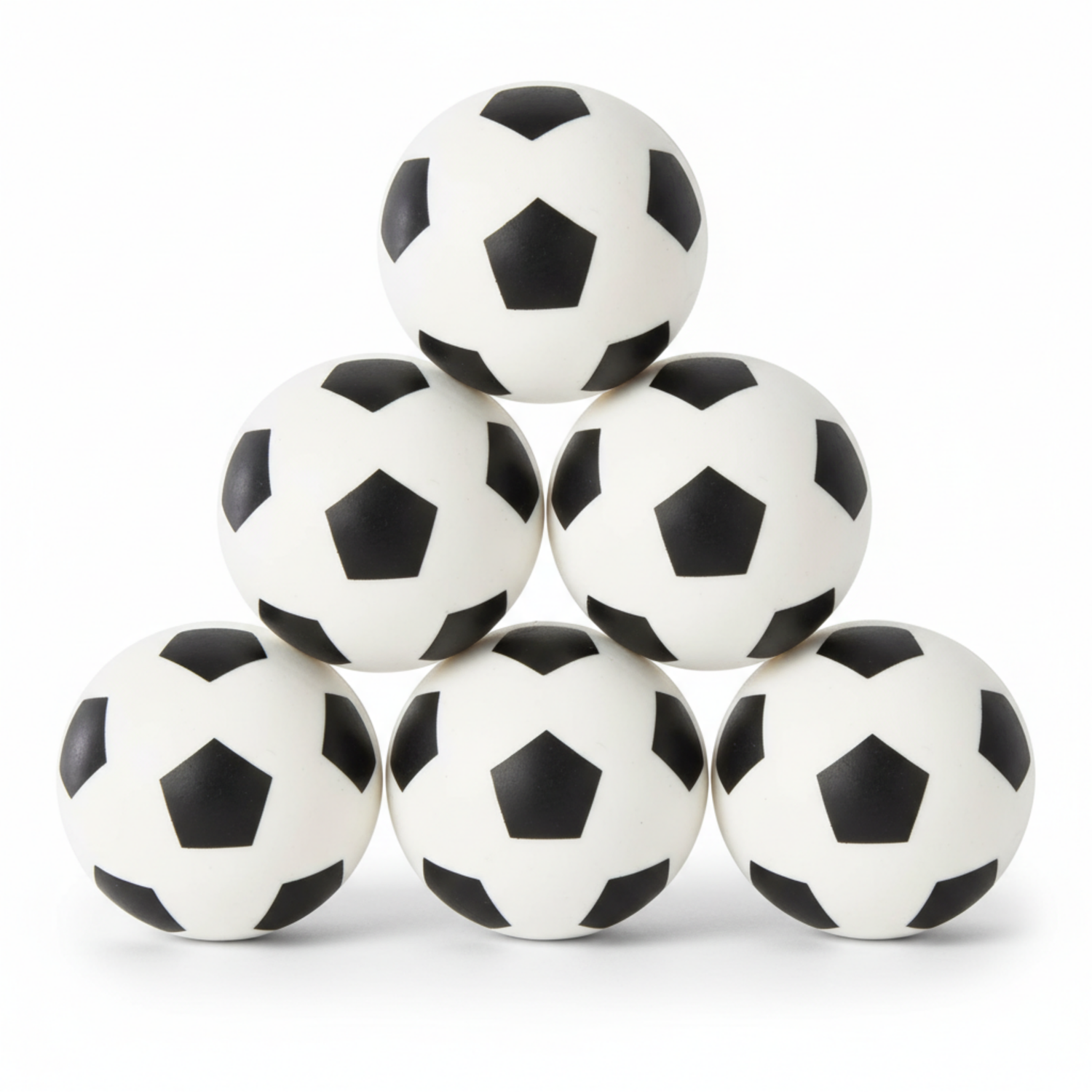 3D Soccer Bouncy Balls, 8ct
