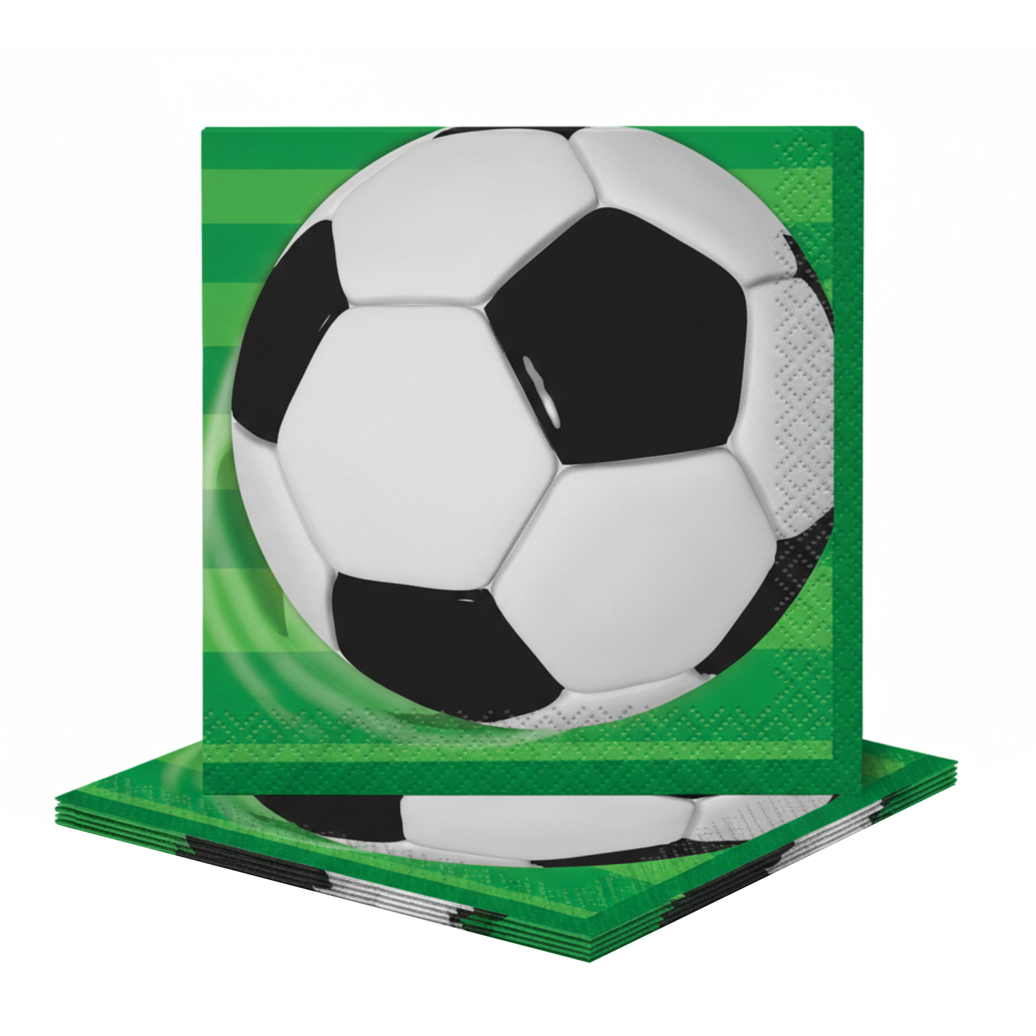3D Soccer Luncheon Napkins, 16ct