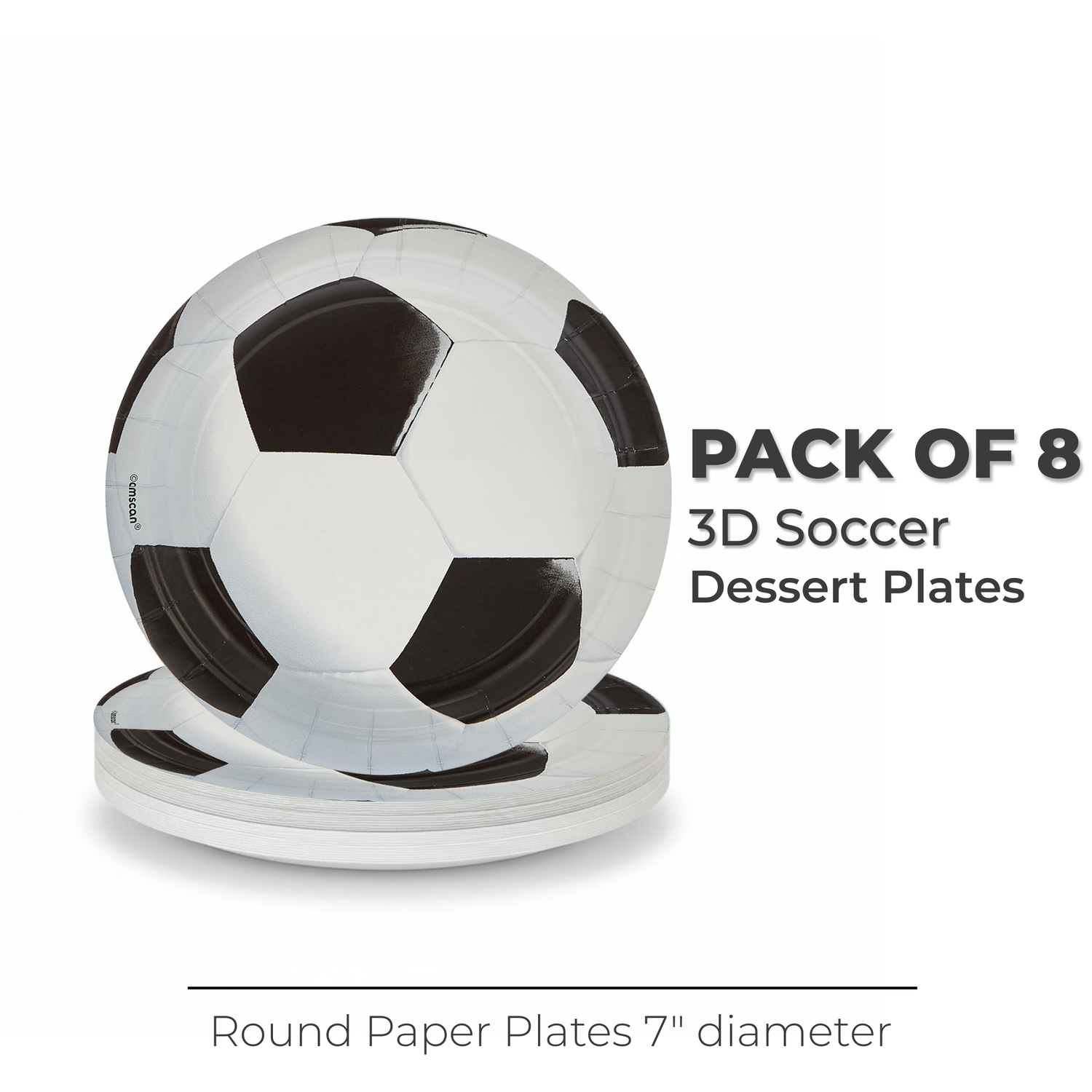 3D Soccer Party Kit for 16 People - Deluxe