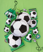 3D Soccer Round 9" Dinner Plates, 8ct - Image 2