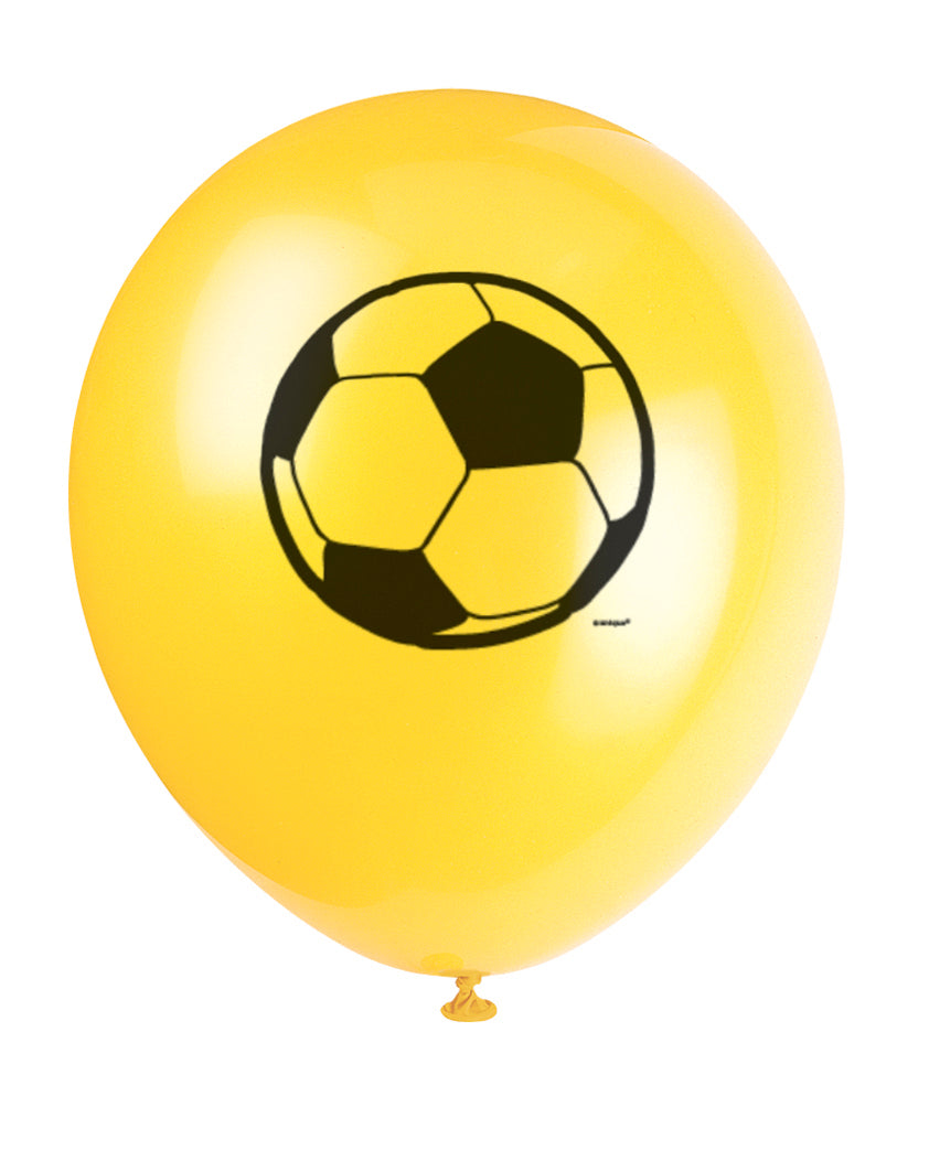 3D Soccer 12" Latex Balloons, 8ct - Image 5