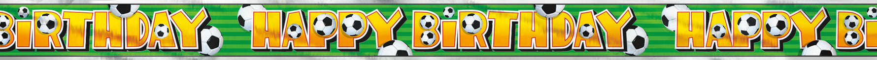 Foil 3D Soccer Banner, 12 ft - Image 4
