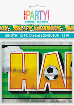 Foil 3D Soccer Banner, 12 ft - Image 2