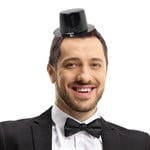 Black Mini Top Hats