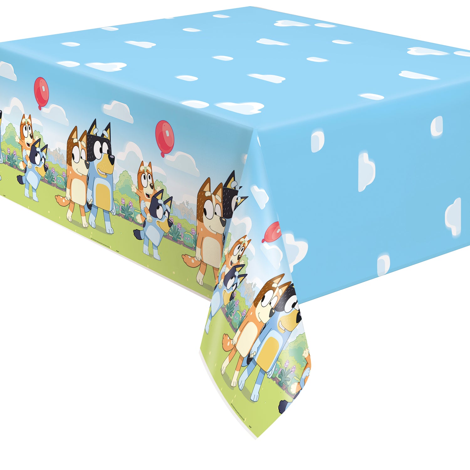 Bluey Rectangular Plastic Table Cover, 54" x 84" - Image 2