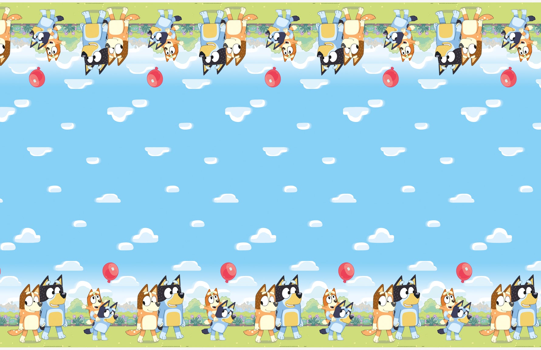 Bluey Rectangular Plastic Table Cover, 54" x 84" - Image 3