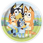 Bluey Round 9" Dinner Plates, 8ct