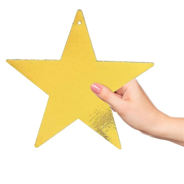 Gold Star Foil Cutout
