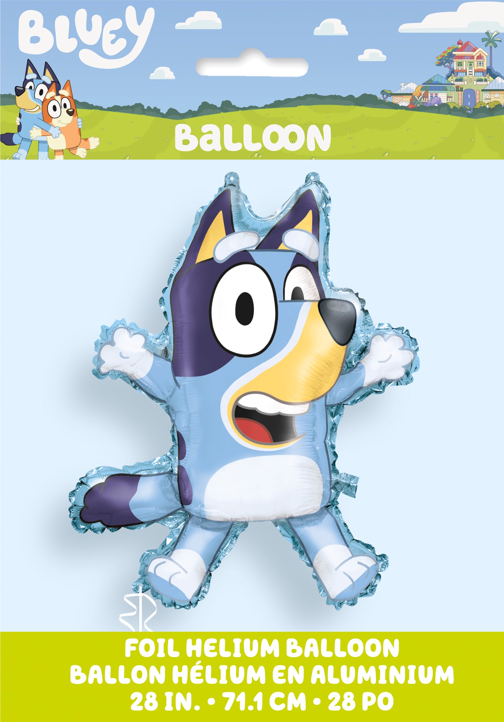 Bluey Shaped 28" Foil Balloon, Packaged - Image 2