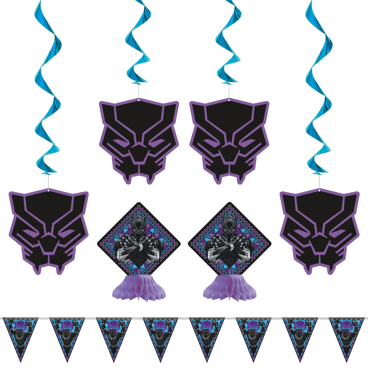 Black Panther Decorating Kit, 7pc - Image 3