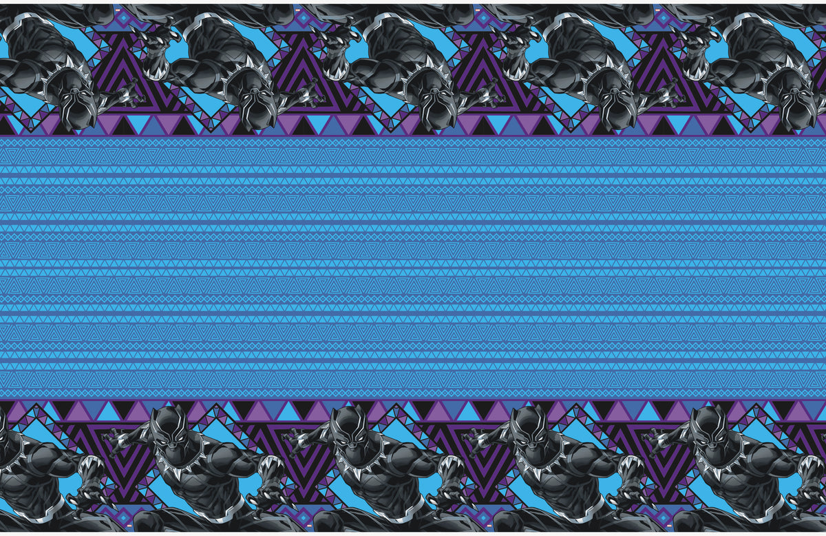Black Panther Rectangular Plastic Table Cover, 54" x 84" - Image 3