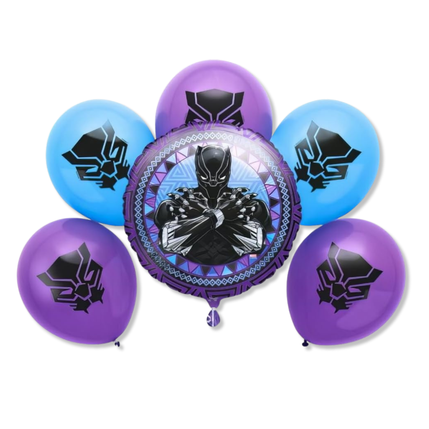 Black Panther Foil & Latex Balloon Kit, 6pc
