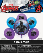 Black Panther Foil & Latex Balloon Kit, 6pc