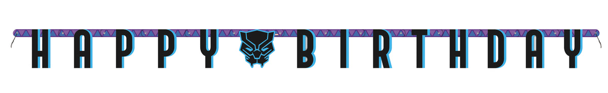 Black Panther Jointed Banner, 6 ft