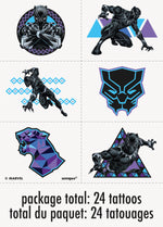 Black Panther Tattoos, 24ct