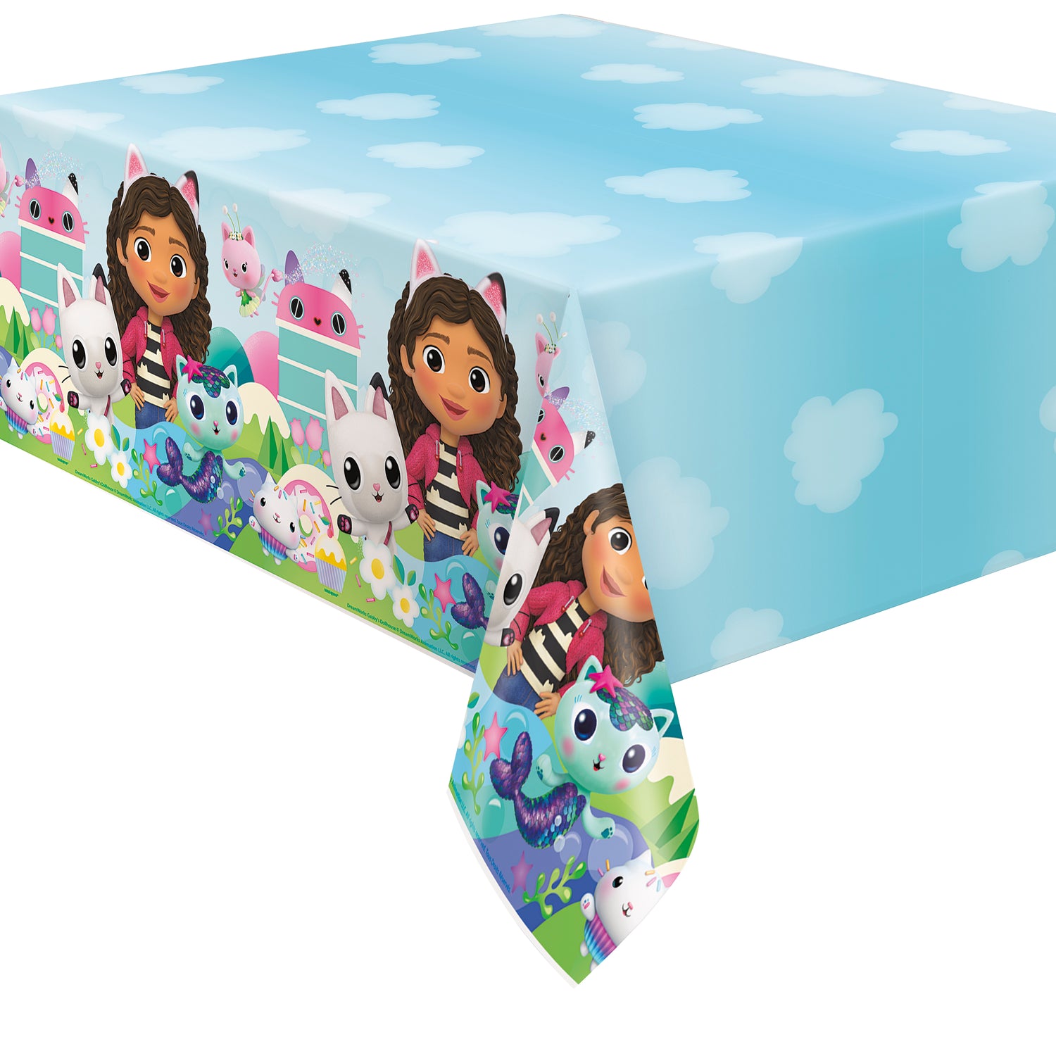 Gabby's Dollhouse Rectangular Plastic Table Cover, 54" x 84" - Image 3