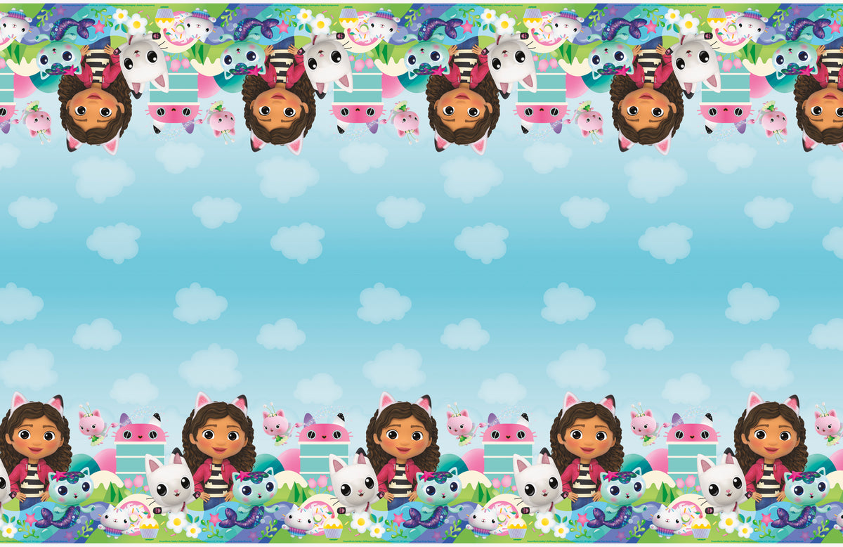 Gabby's Dollhouse Rectangular Plastic Table Cover, 54" x 84" - Image 2