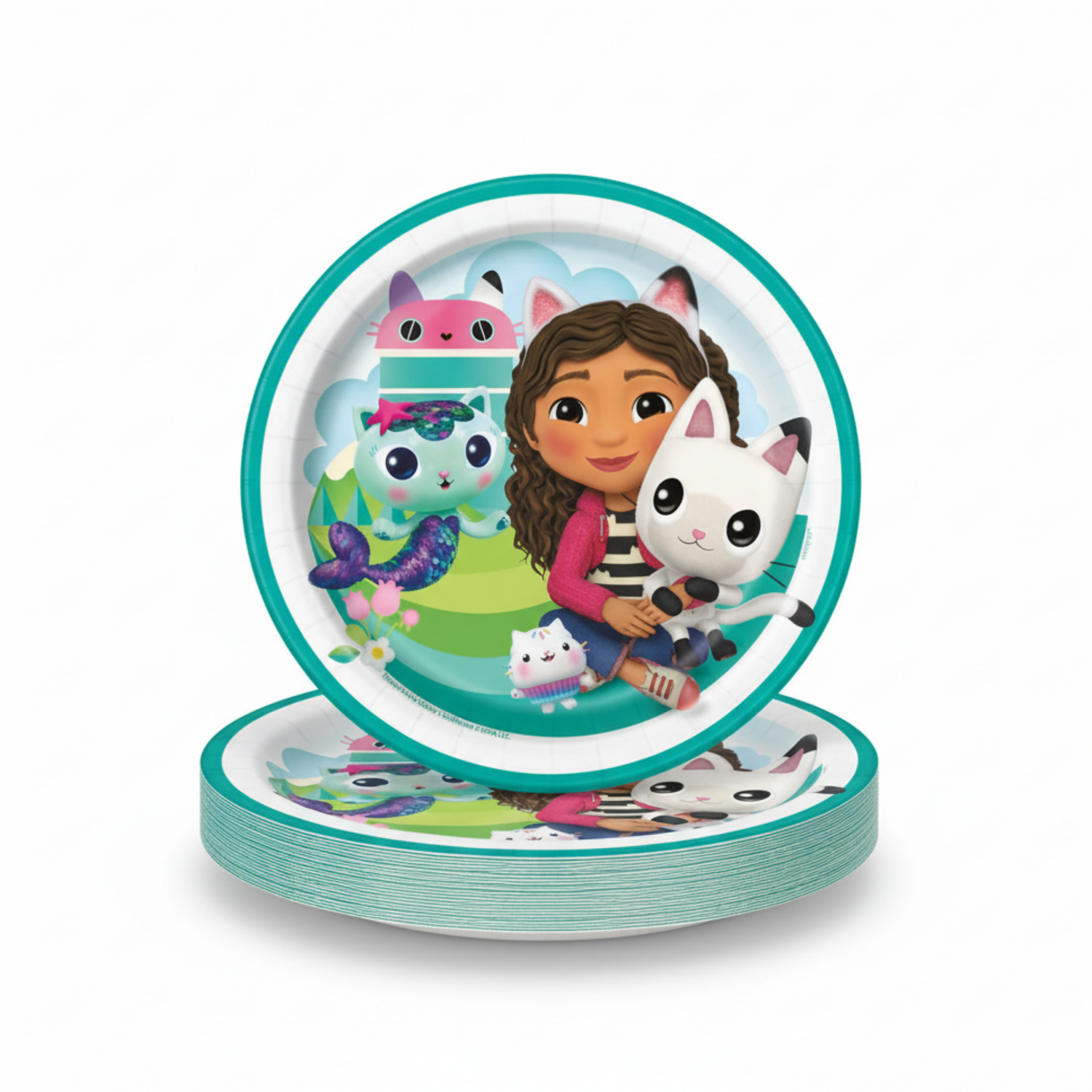 Gabby's Dollhouse Round 7" Dessert Plates, 8ct
