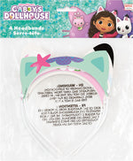 Gabby's Dollhouse Glitter Paper Headbands, 4ct
