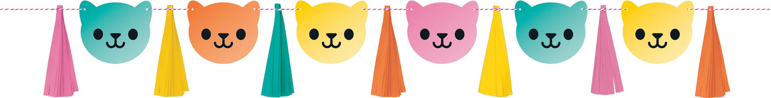 Gabby's Dollhouse Fringe Garland Banner, 7 ft