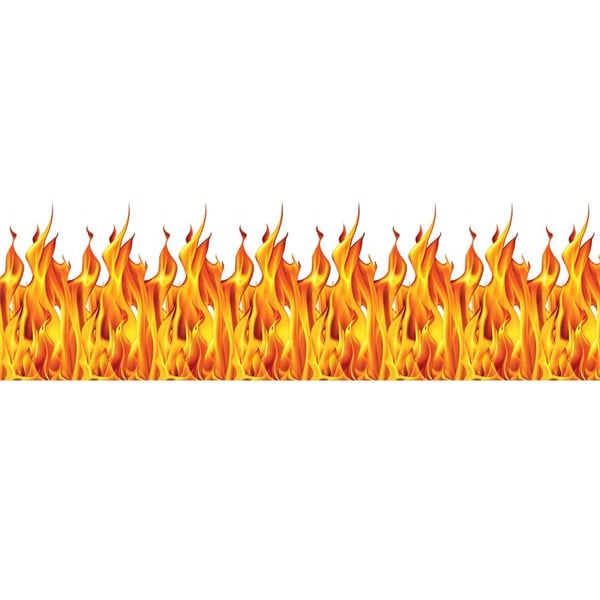 Fire & Flames Border Roll