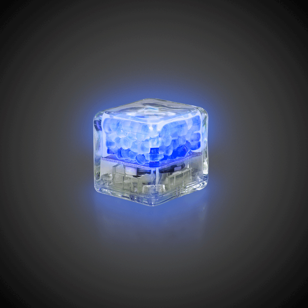 Rainbow Liquid-Activated LED Ice Cubes