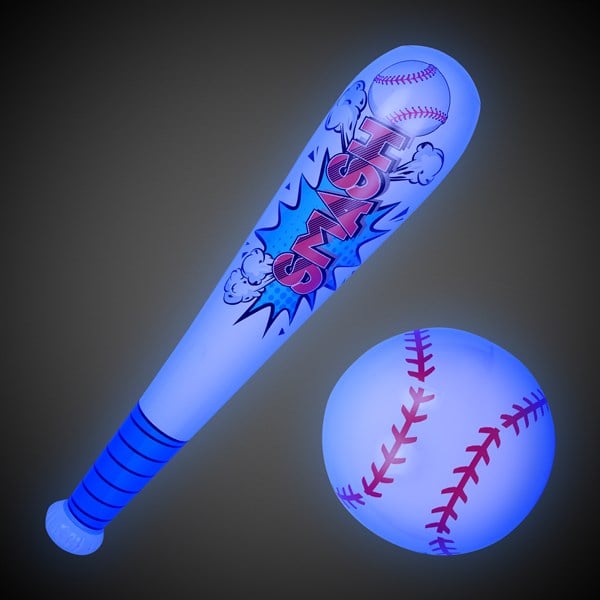 LED Inflatable Baseball & Bat Set