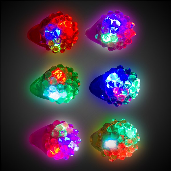 LED Bumpy Jelly Rings