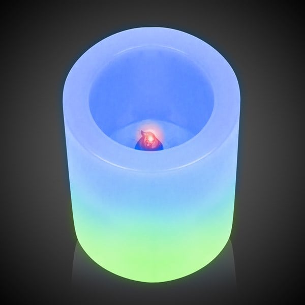 LED Flameless Multi-Color Votive Candle