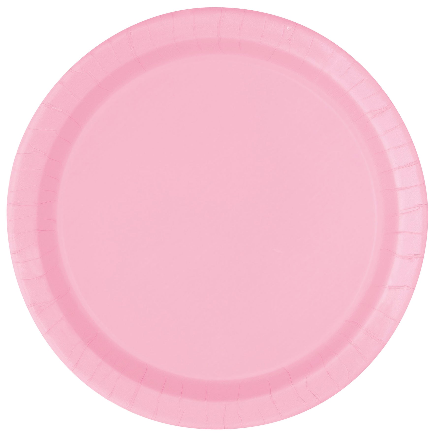 Lovely Pink Solid Round 7" Dessert Plates, 20ct