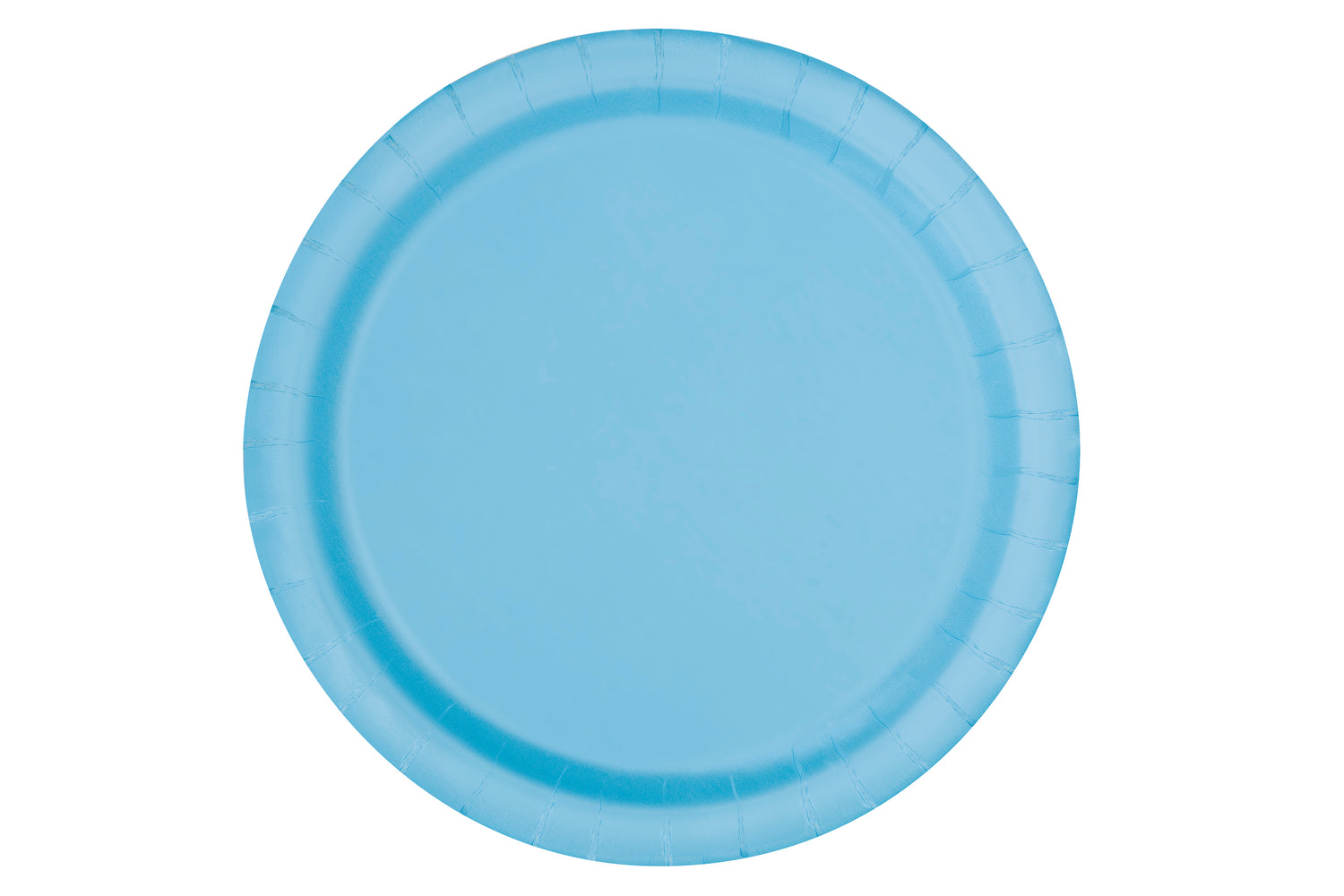 Powder Blue Solid Round 7" Dessert Plates, 20ct