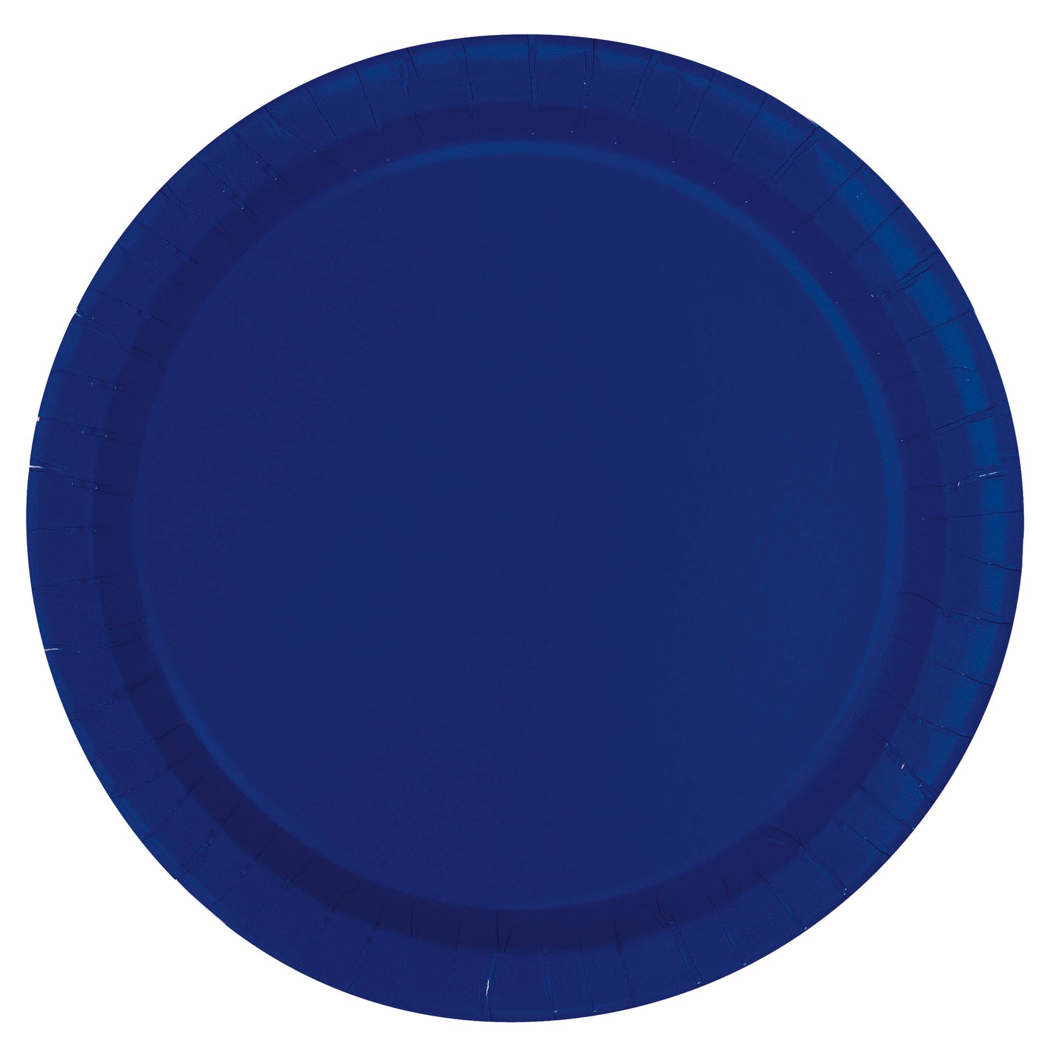 True Navy Blue Solid Round 7" Dessert Plates, 20ct