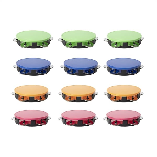 Neon 5 1/2" Party Tambourines