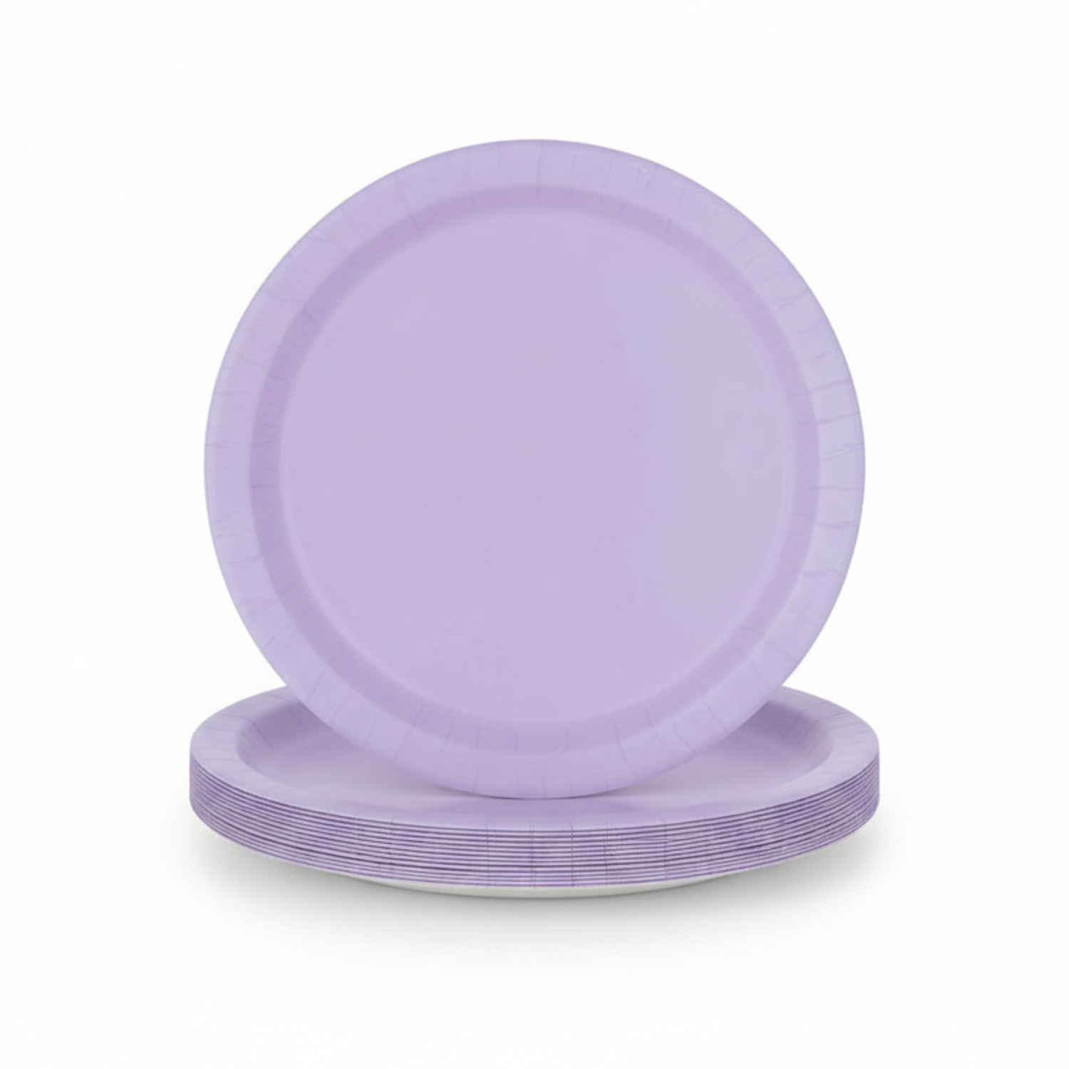 Lavender Solid Round 7" Dessert Plates, 20ct