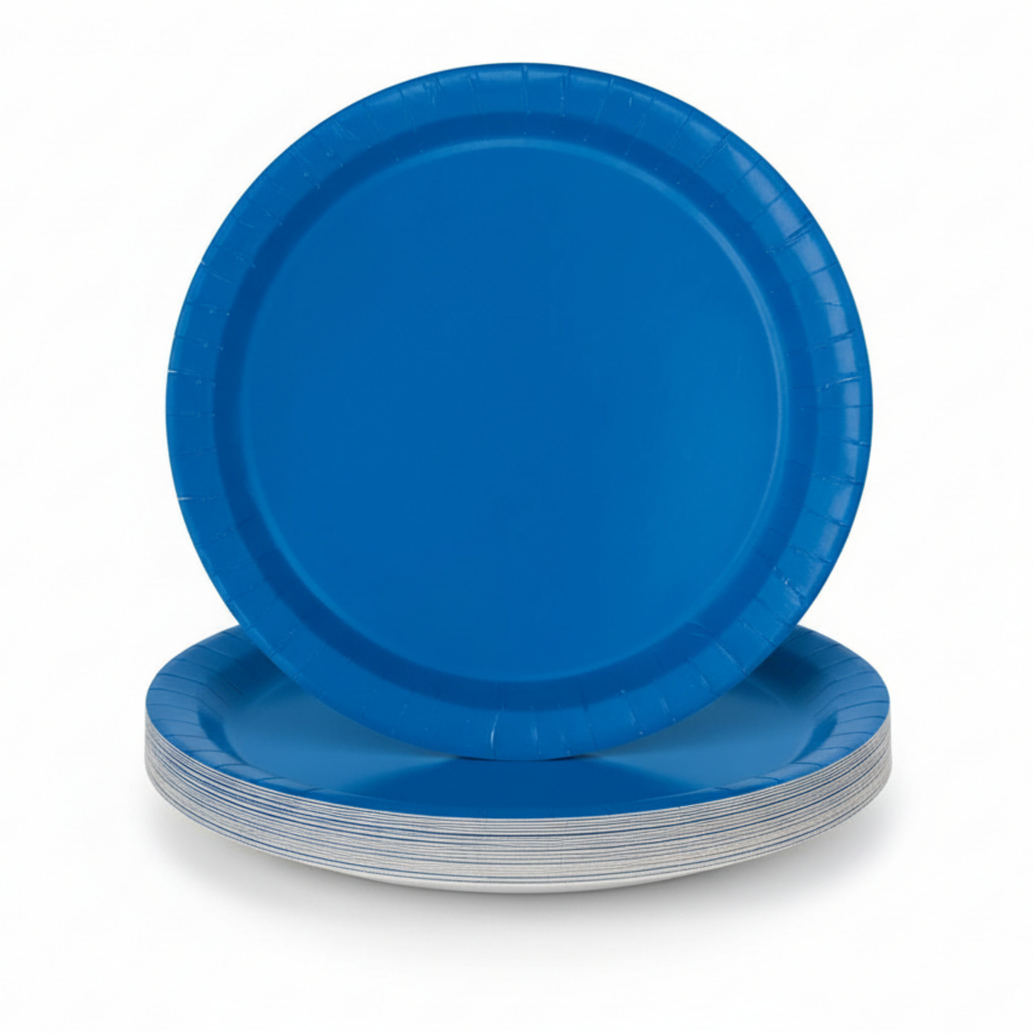 Royal Blue Solid Round 7" Dessert Plates, 20ct